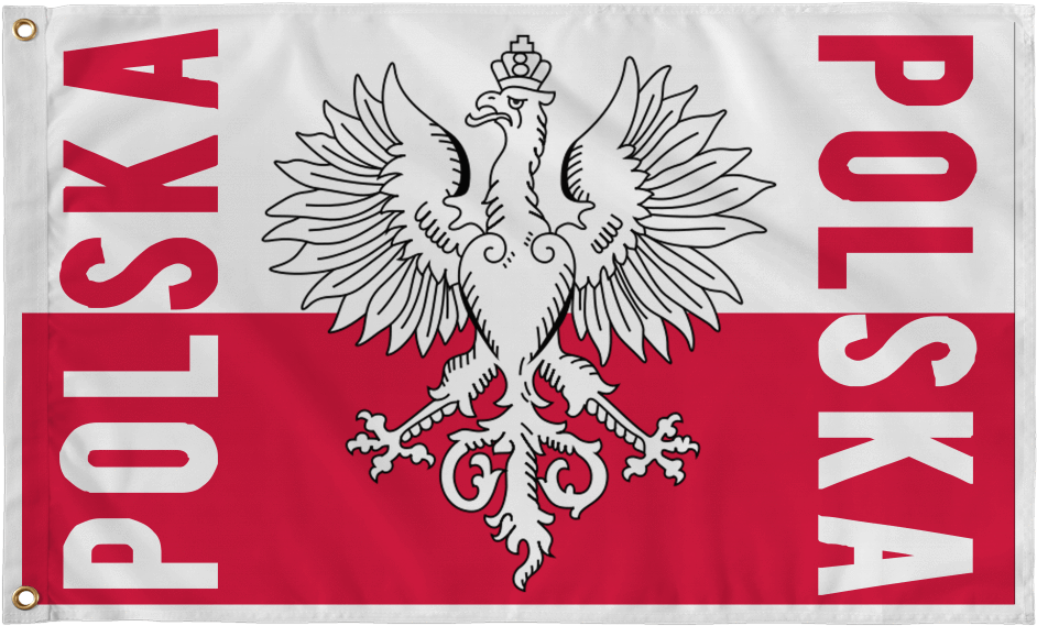 Polish National Flagwith Coatof Arms PNG Image