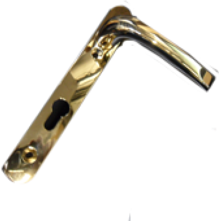 Polished Door Handle PNG Image