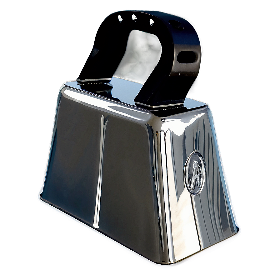 Polished Finish Cowbell Png Cfl PNG Image