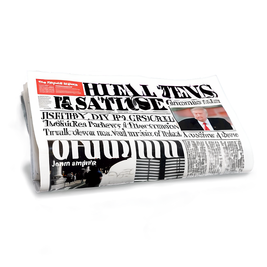 Political Analysis Newspaper Png Fxc50 PNG Image