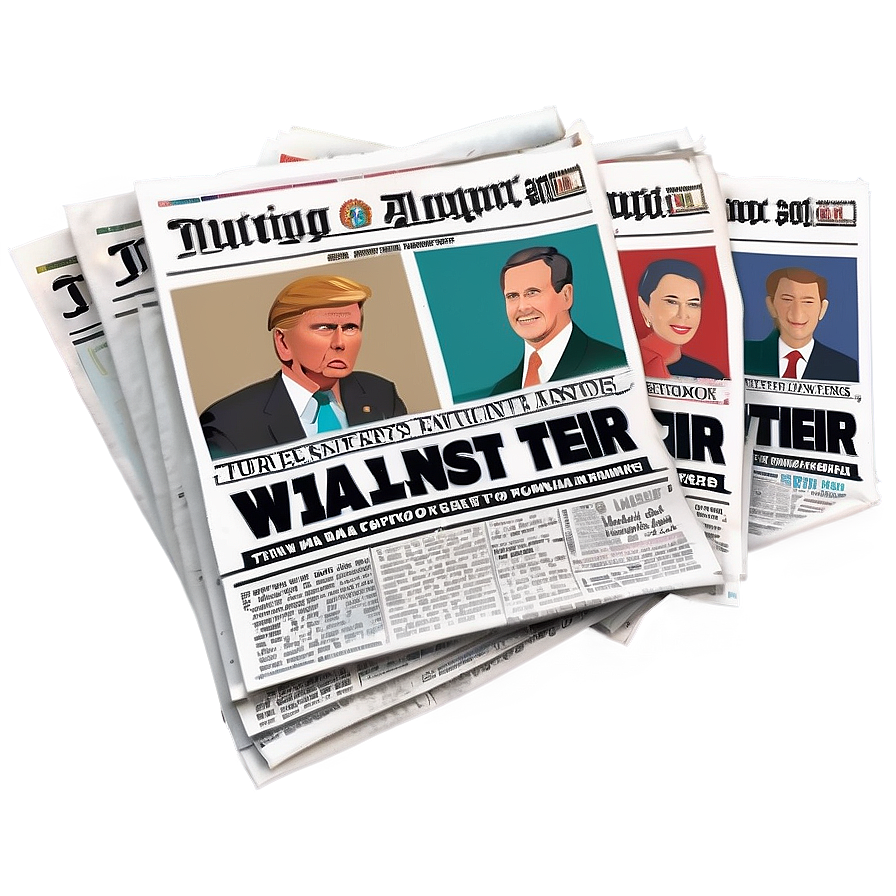 Political Analysis Newspaper Png Qei60 PNG Image