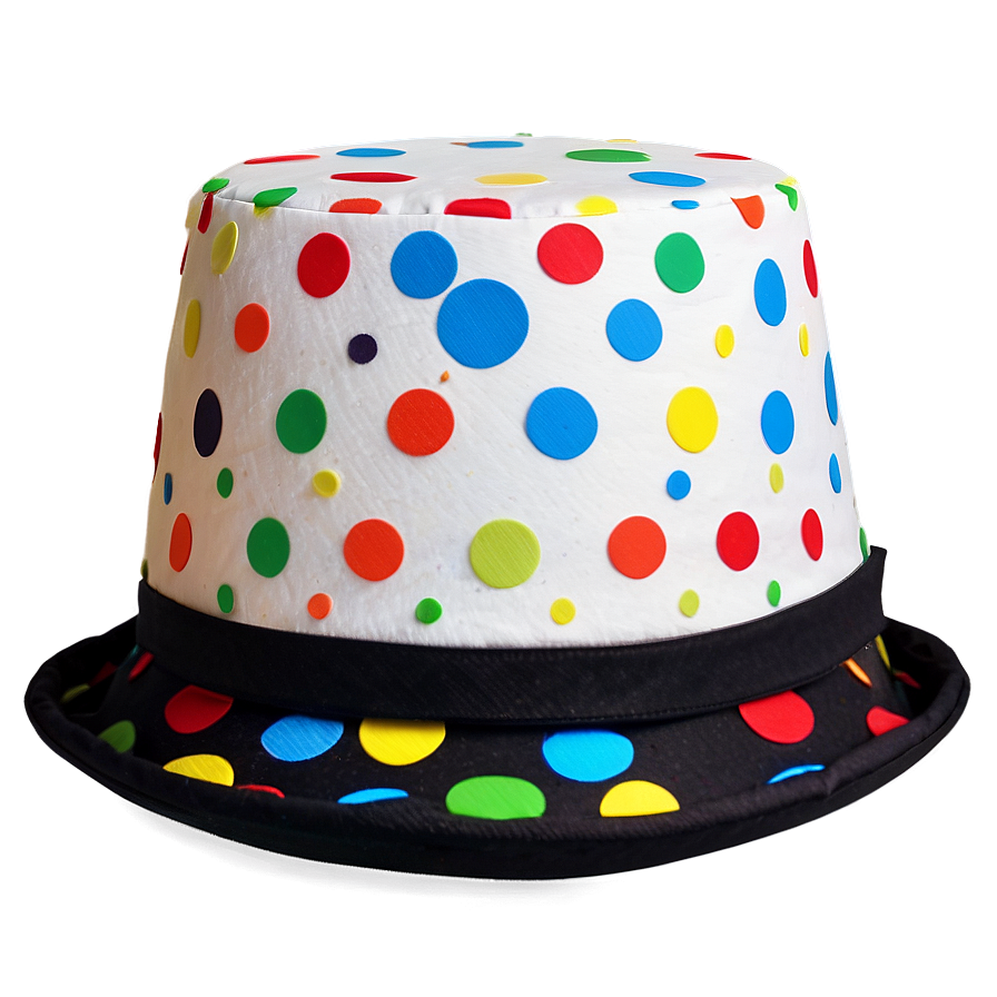 Polka Dot Birthday Hat Png Akv PNG Image