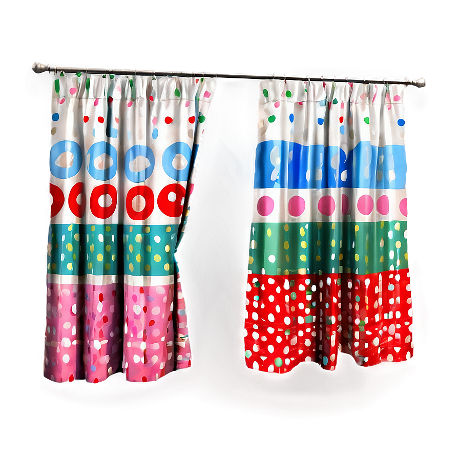 Polka Dot Curtains Png 82 PNG Image