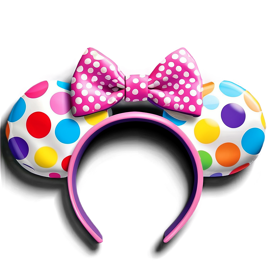 Polka Dot Disney Ears Png Whe53 PNG Image