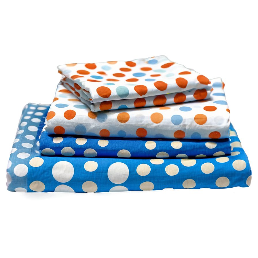 Polka Dot Sheet Set Png Ywv53 PNG Image