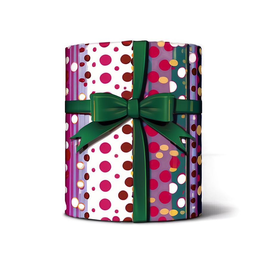 Polka Dot Wrapping Paper Png 06212024 PNG Image