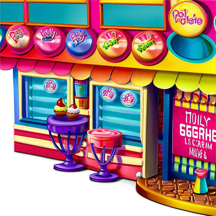 Polly Pocket Ice Cream Shop Png 73 PNG Image