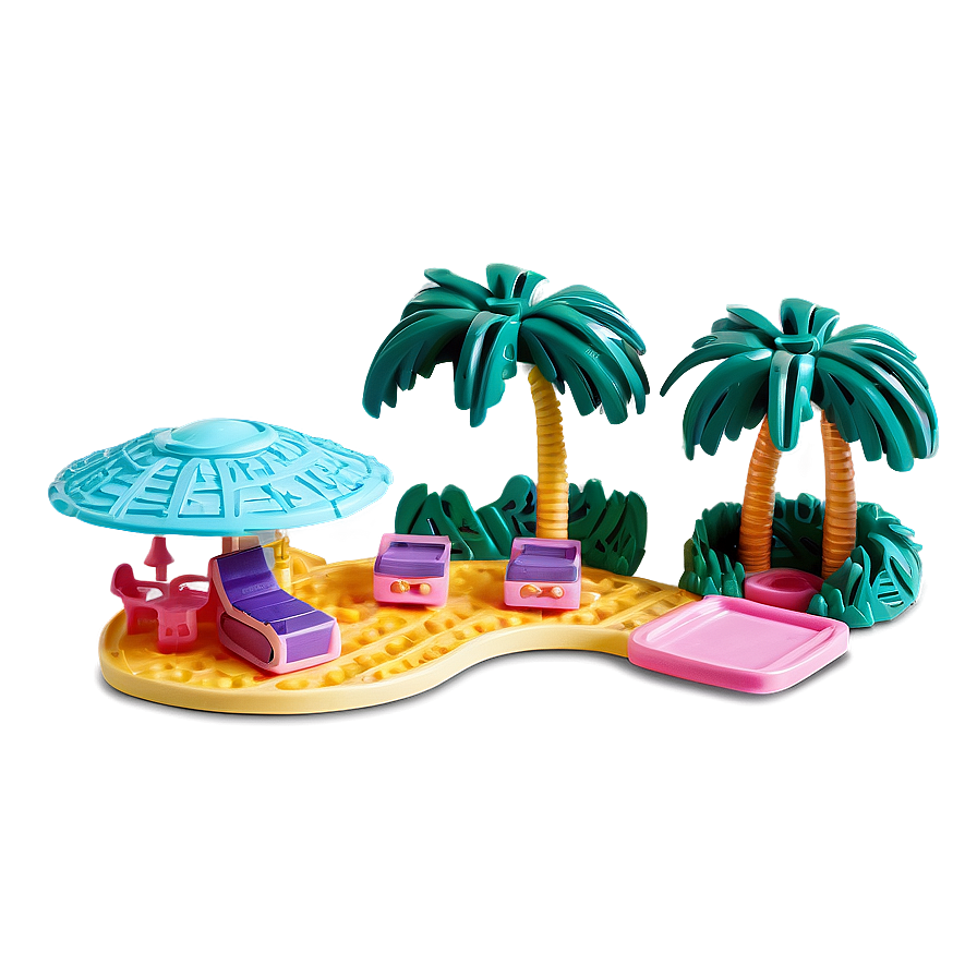 Polly Pocket Tropical Island Resort Png Aly PNG Image