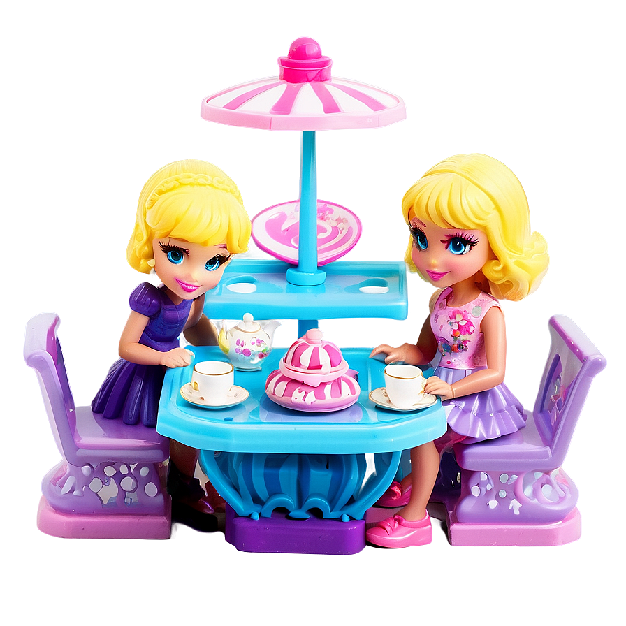 Polly Pocket Wonderland Tea Party Png 06282024 PNG Image