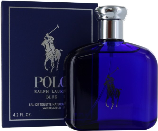 Polo Blue Ralph Lauren Fragrance PNG Image