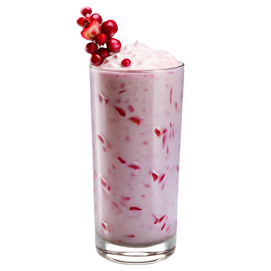 Pomegranate Milkshake Png Cjq35 PNG Image