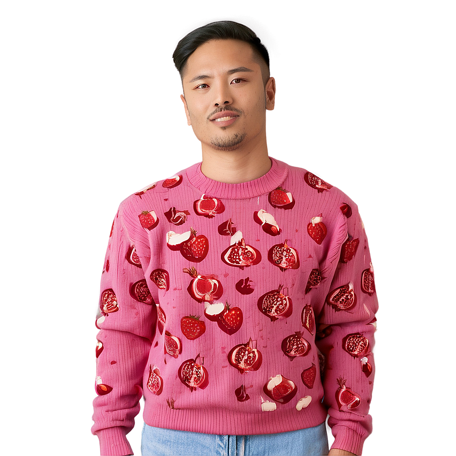 Pomegranate Pink Sweater Png Mav89 PNG Image