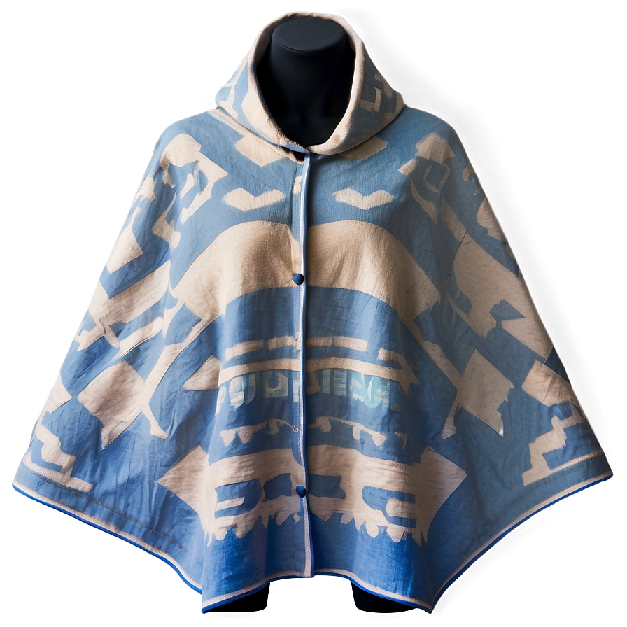 Poncho In Minimalist Design Png 06272024 PNG Image