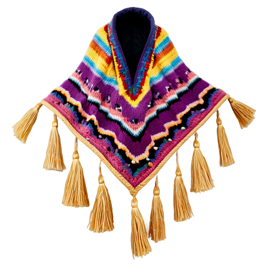 Poncho With Tassels Png 7 PNG Image