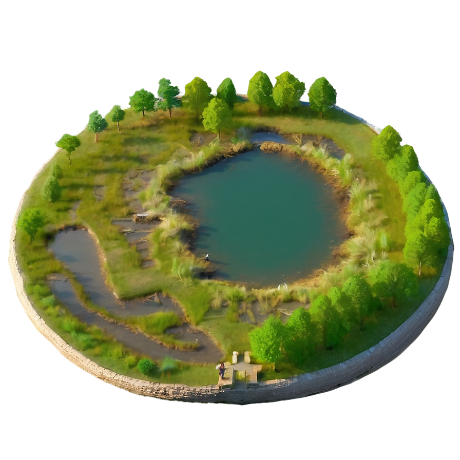 Pond And River Confluence Png Cdm92 PNG Image