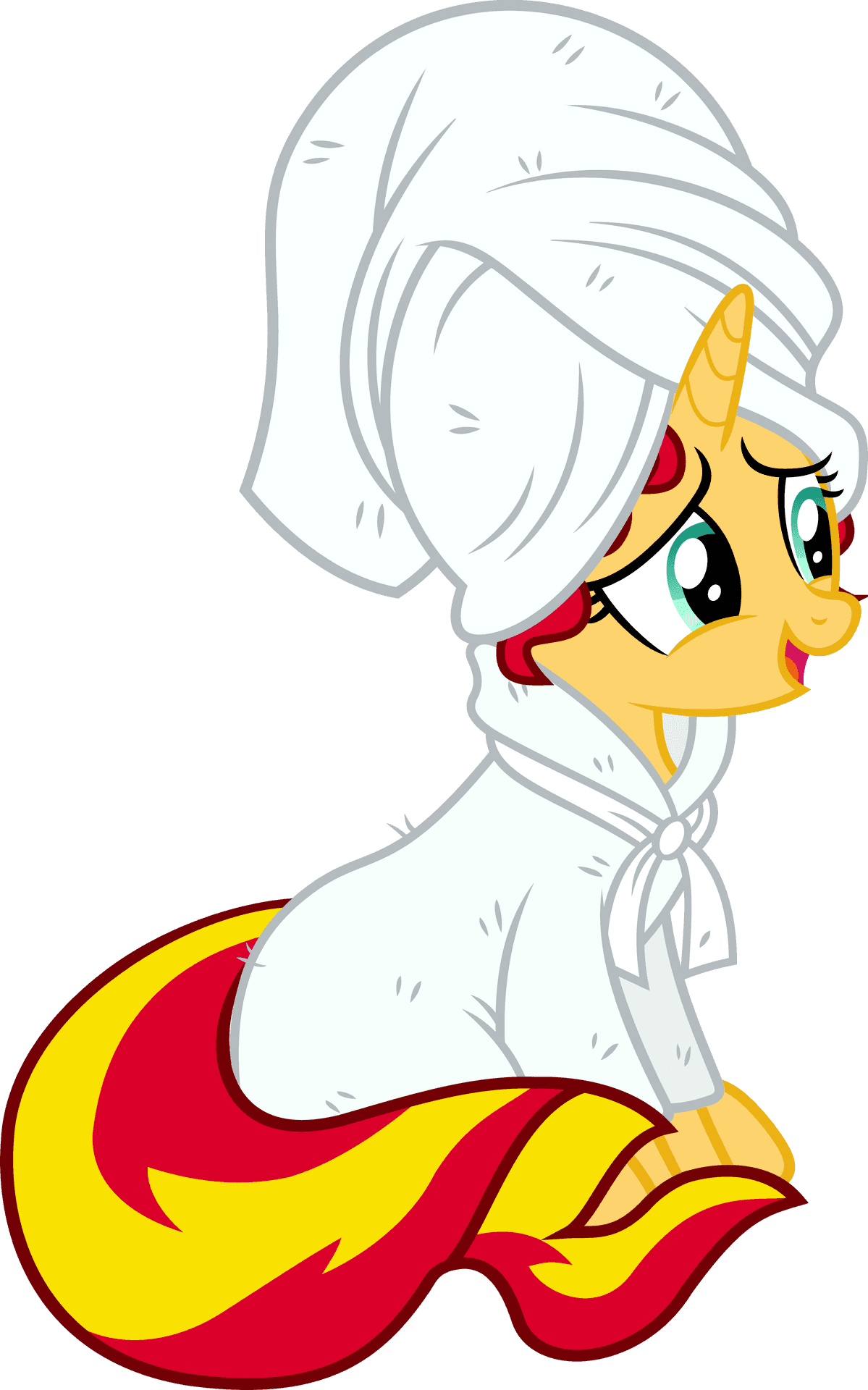 Pony Spa Day Relaxation PNG Image