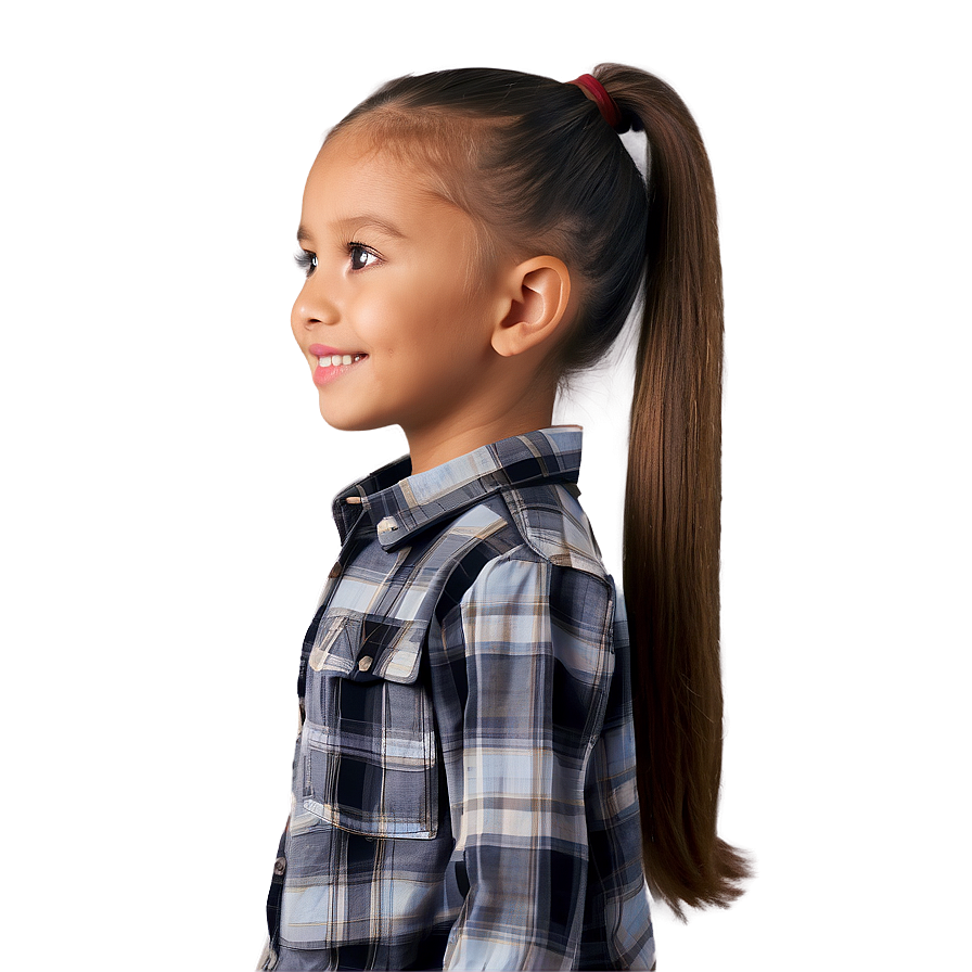 Ponytail For Kids Png Xri PNG Image