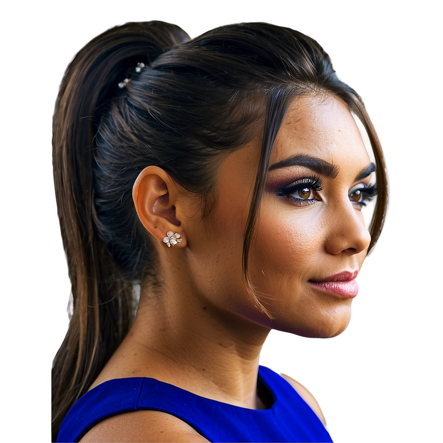 Ponytail For Prom Png Qrk64 PNG Image