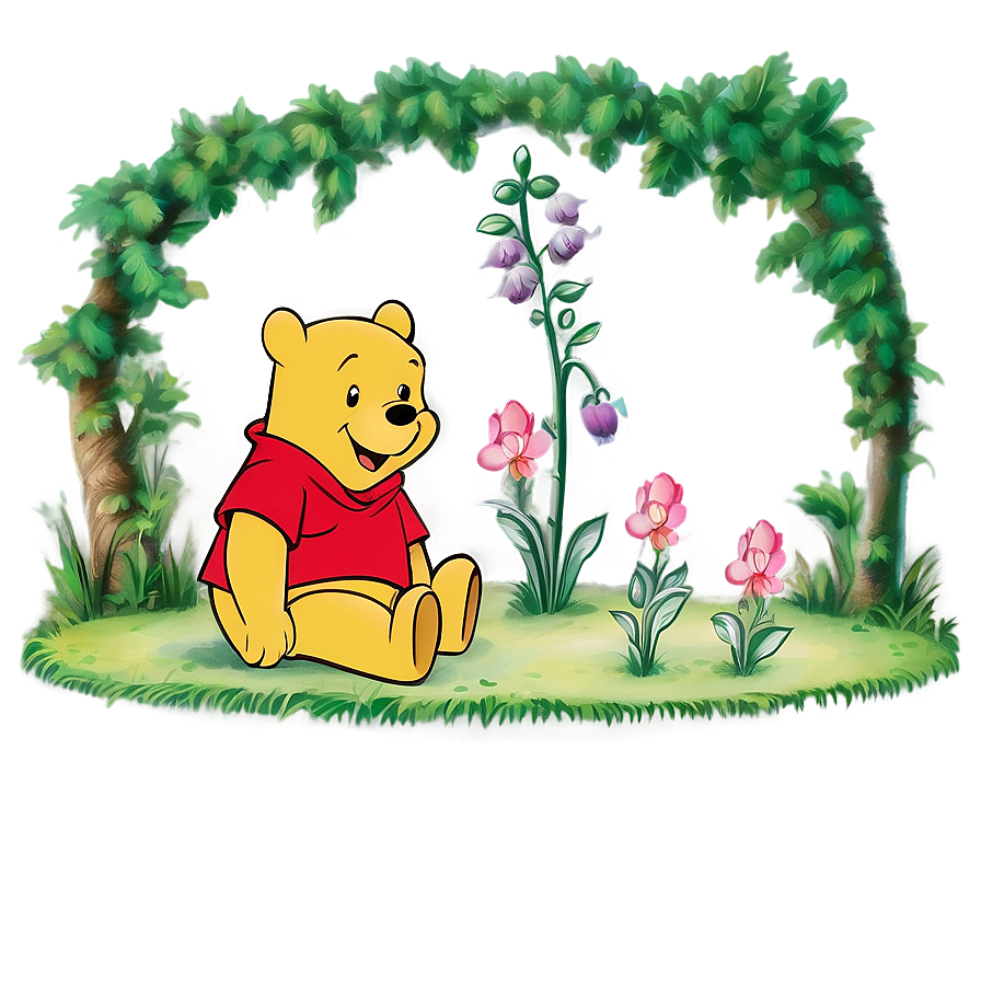 Pooh Bear Classic Storybook Png Smi90 PNG Image