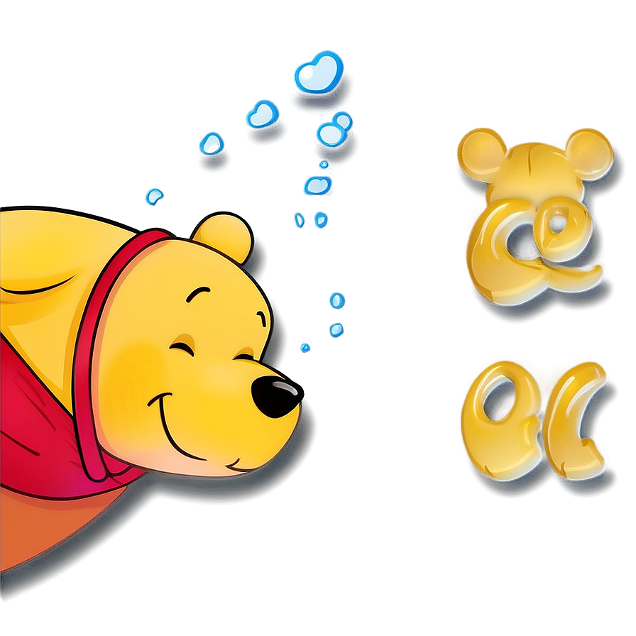 Pooh Bear Laughing Png Mqm PNG Image