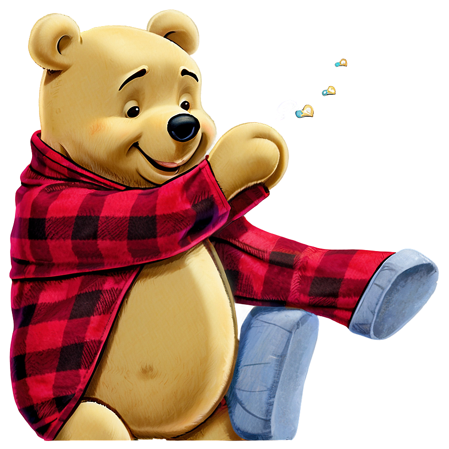 Pooh Bear Thinking Png Mek PNG Image