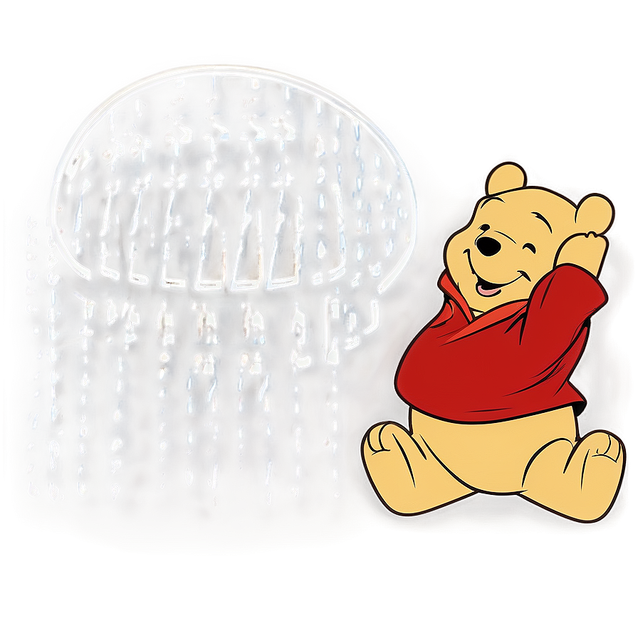 Pooh Bear Vintage Style Png Ppj84 PNG Image