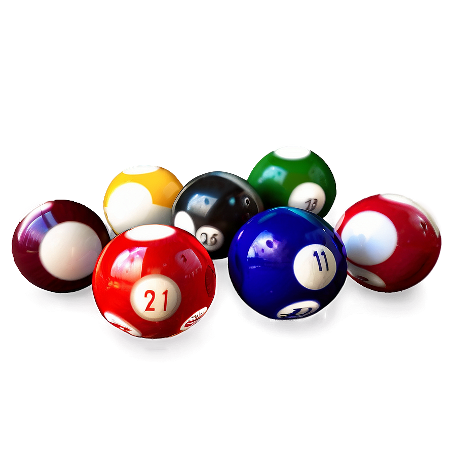 Pool Balls D PNG Image