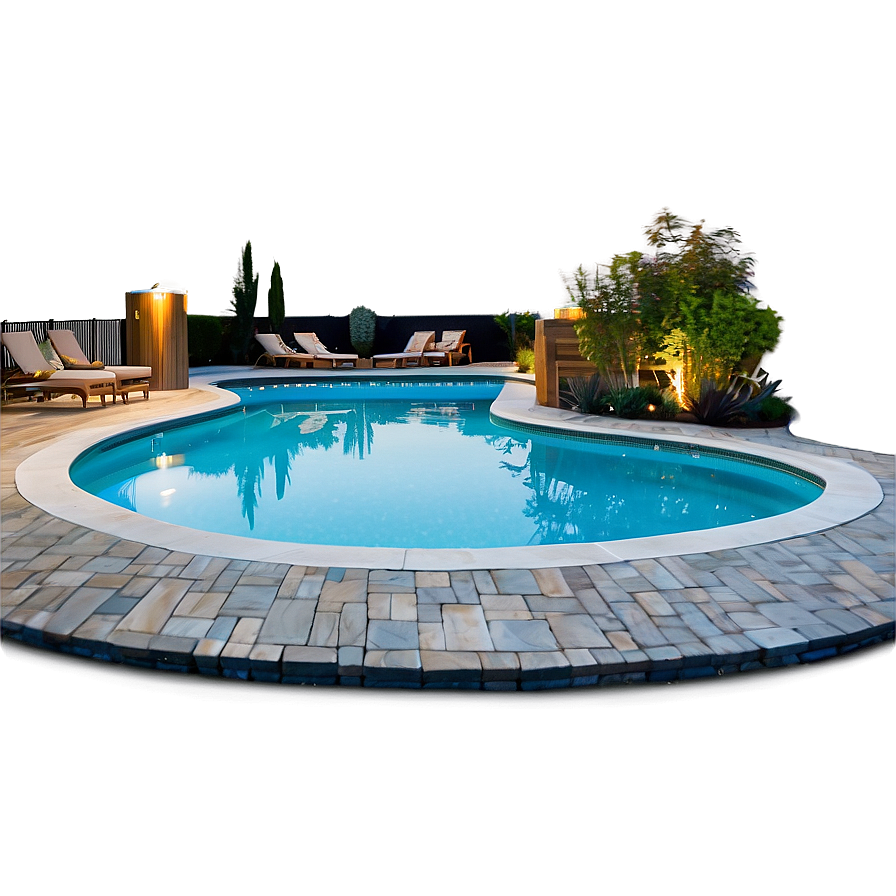 Pool Deck Decorating Ideas Png Ddn32 PNG Image