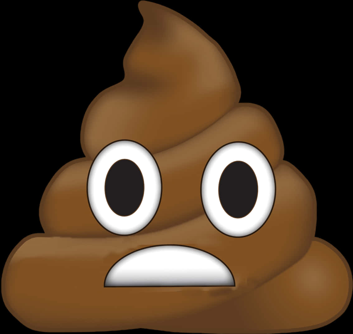 Poop Emoji Graphic PNG Image