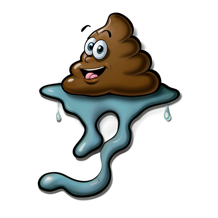 Poop With Face Png Ras PNG Image