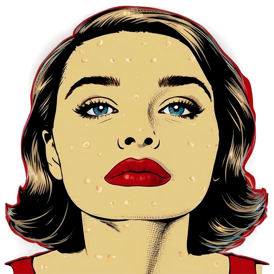 Pop Art Print Png Peu PNG Image