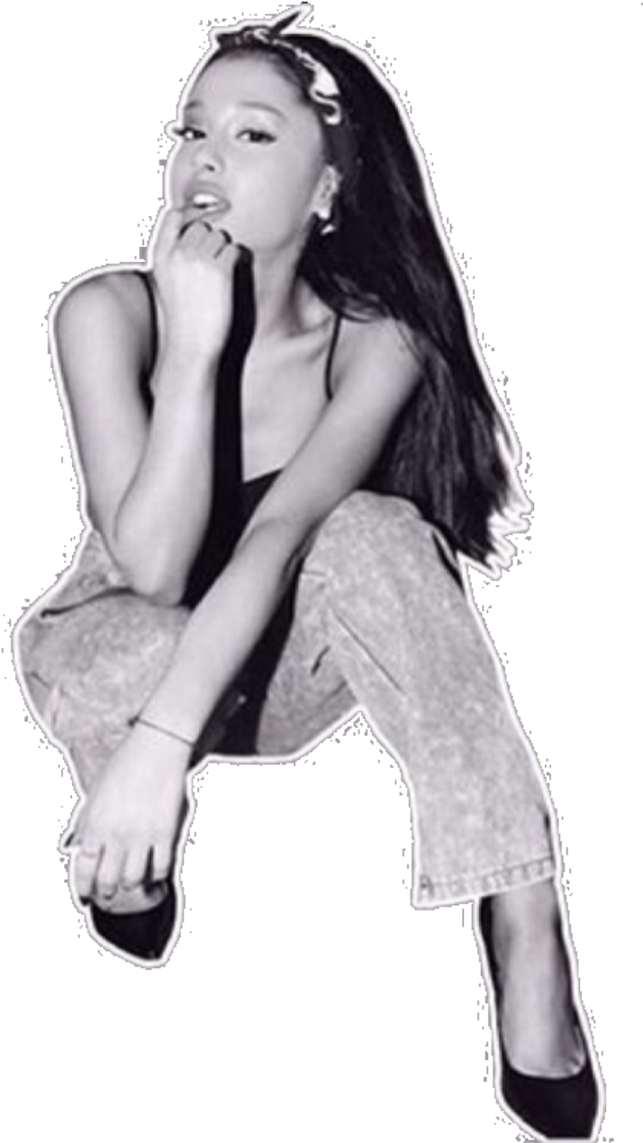 Pop Star Posing Casually PNG Image