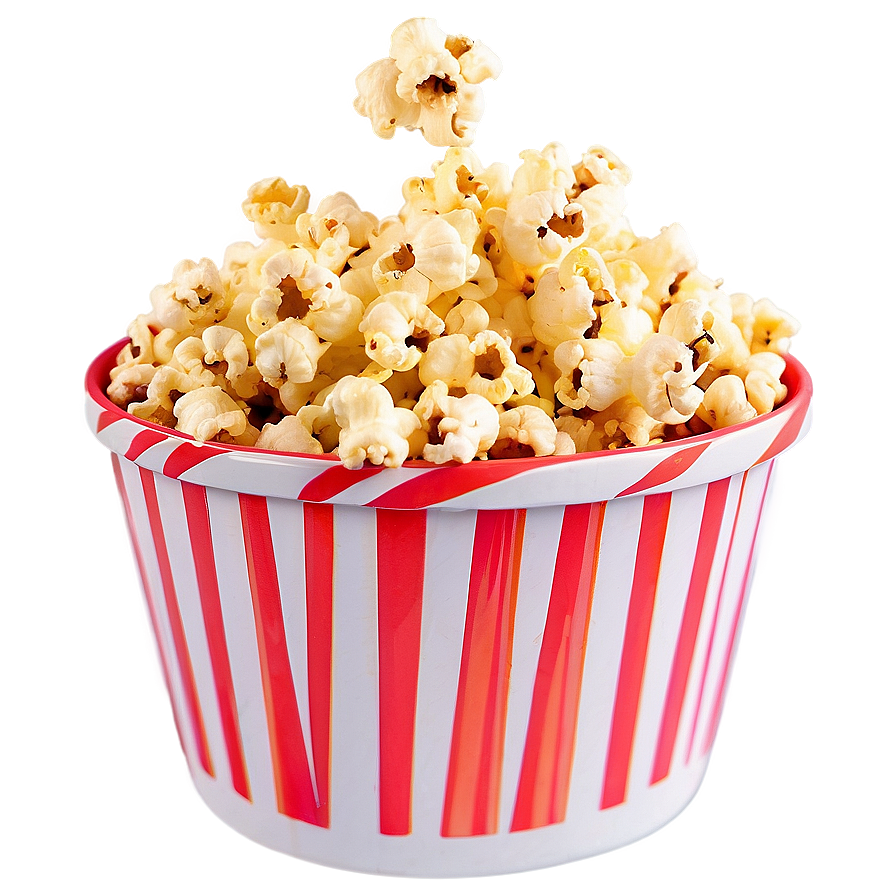 Popcorn Bucket With Butter Topping Png Lch2 PNG Image