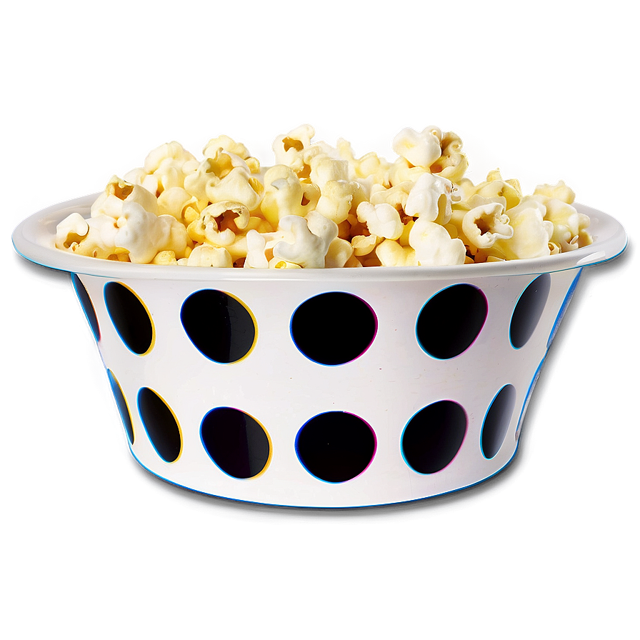 Popcorn Bucket With Butter Topping Png Mbc59 PNG Image