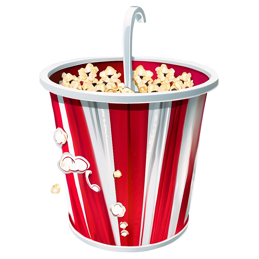 Popcorn Bucket With Scoop Png 06132024 PNG Image