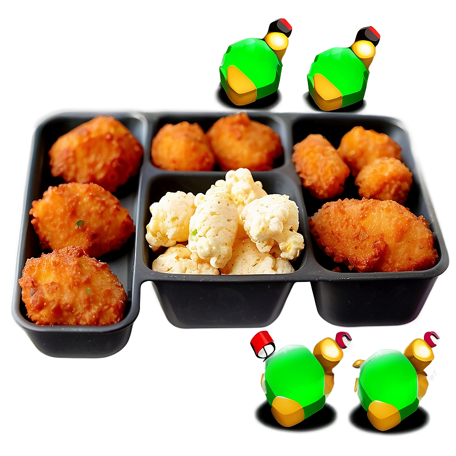 Popcorn Chicken Nuggets Png Uvc96 PNG Image