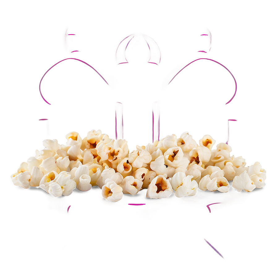 Popcorn Outline Png 27 PNG Image