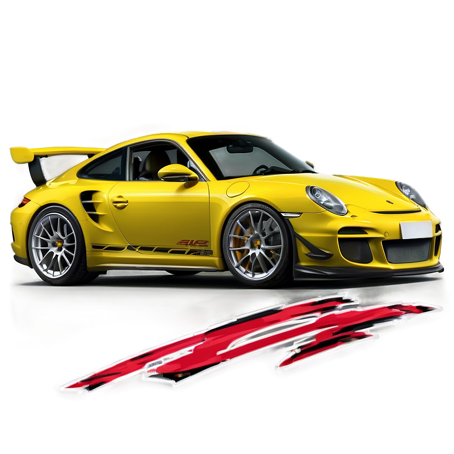 Porsche 911 Gt3 Rs With Custom Rims Png Mis PNG Image