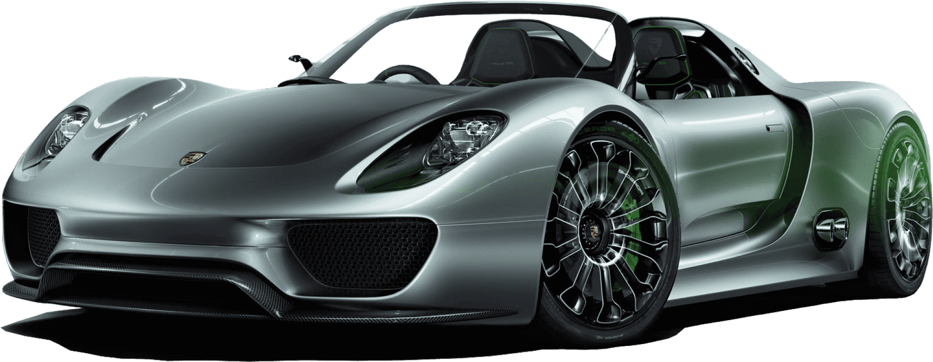 Porsche918 Spyder Side View PNG Image