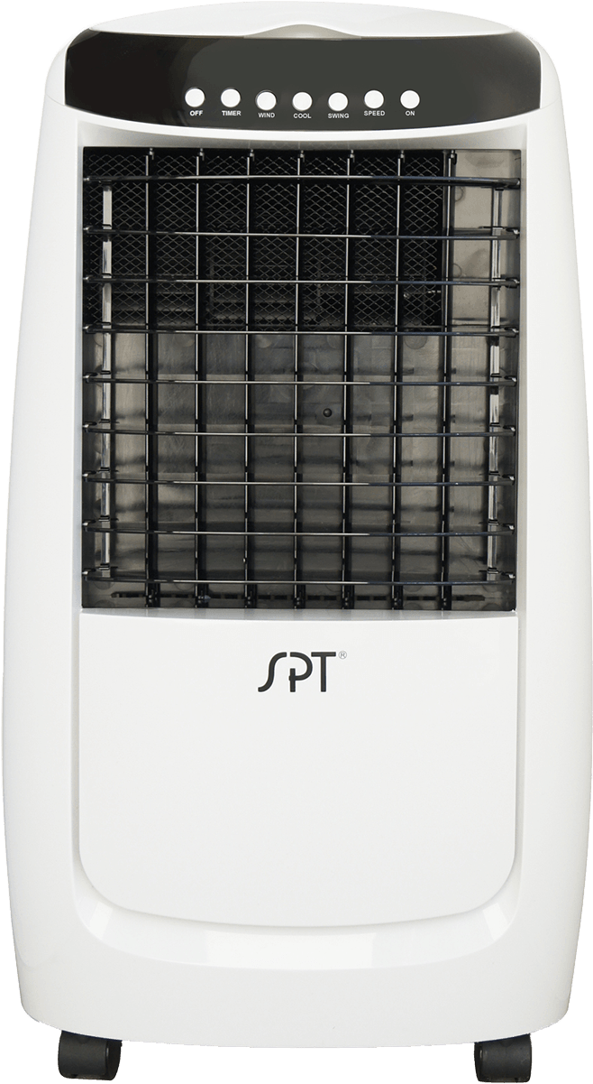 Portable Air Cooler White Product Image PNG Image