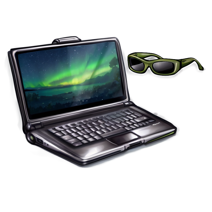 Portable Laptop Sketch Png Tvq72 PNG Image