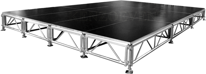 Portable Stage Platform Aluminum PNG Image