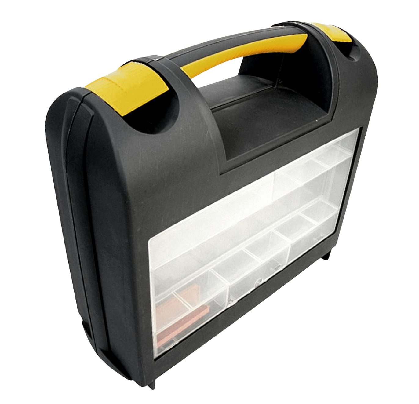 Portable Toolboxwith Transparent Lid PNG Image