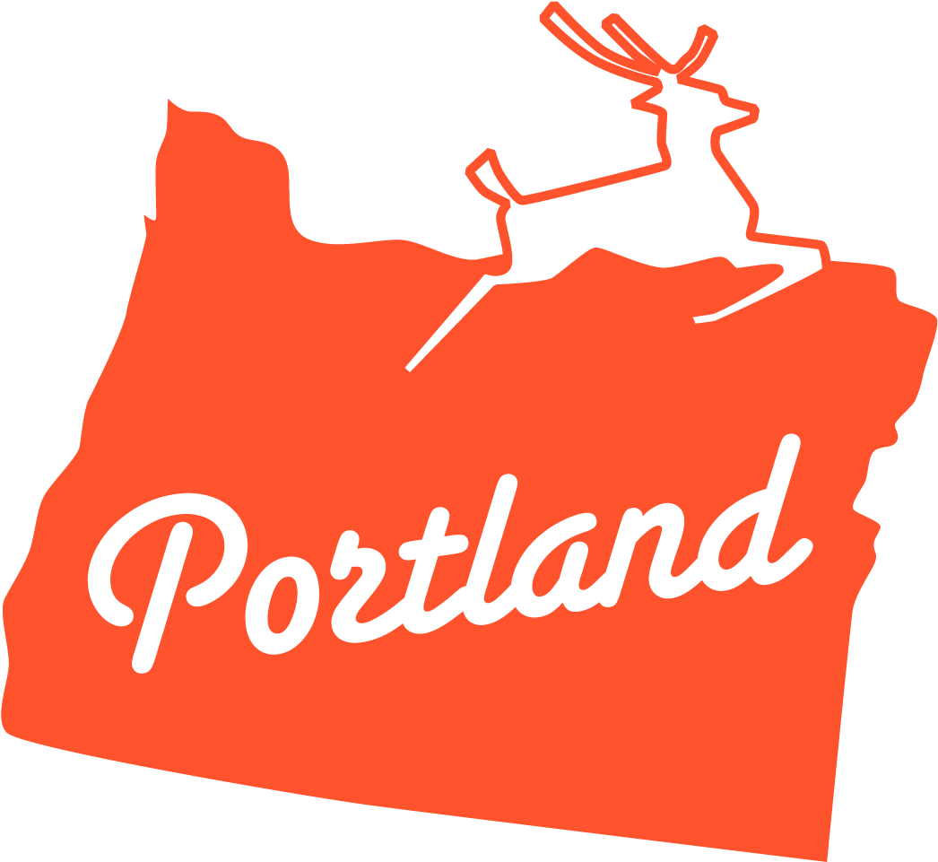 Portland Oregon Outline Graphic PNG Image