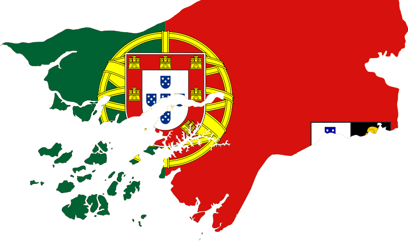 Portugal Mapand Flag Overlay PNG Image