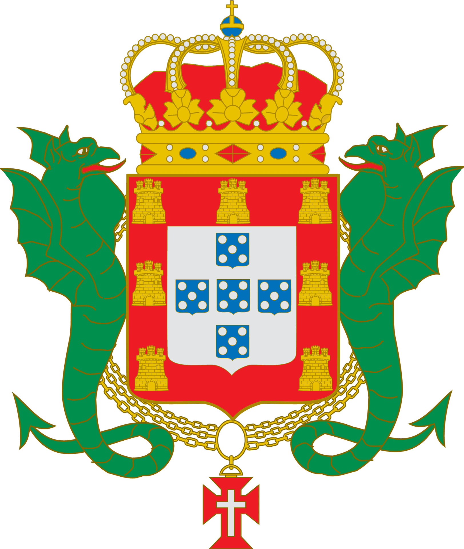 Portuguese Coatof Arms PNG Image