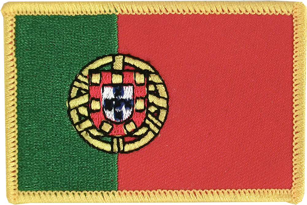 Portuguese Flag Patch PNG Image