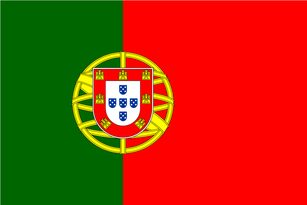 Portuguese National Flag PNG Image