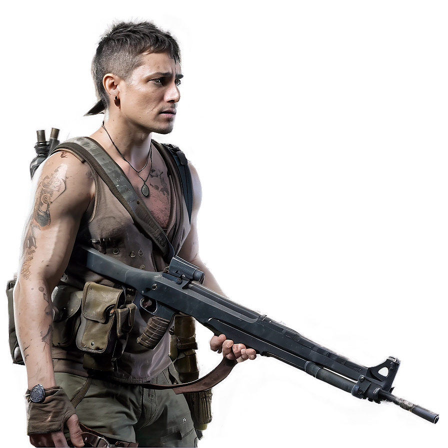 Post-apocalyptic Wanderer Png Kmm62 PNG Image