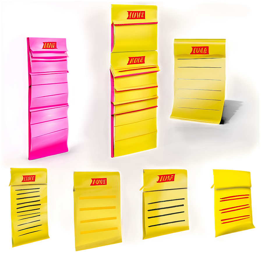 Post It Note Set Png 61 PNG Image